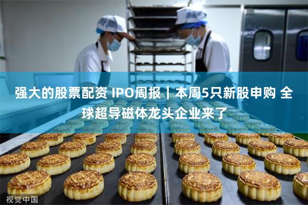 强大的股票配资 IPO周报｜本周5只新股申购 全球超导磁体龙头企业来了